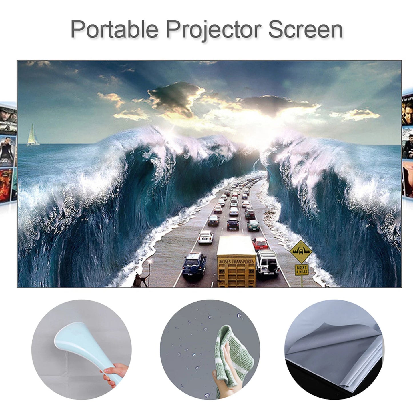 Zaply™ - Projector Screen
